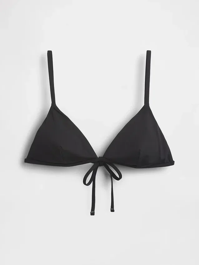 Haut de bikini triangle à ficelles