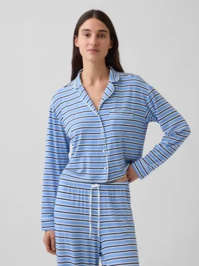 Haut de pyjama court en modal ultra-doux