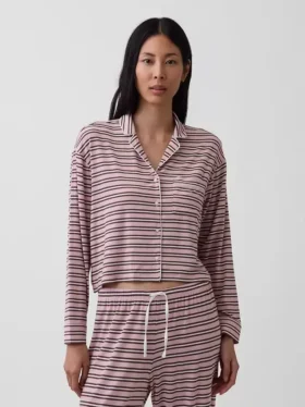 Haut de pyjama court en modal ultra-doux