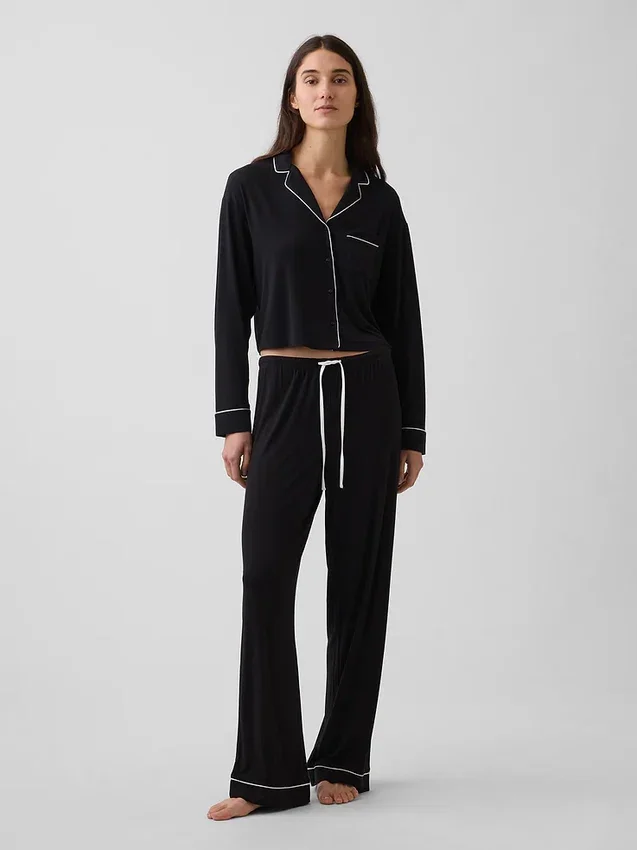 Haut de pyjama court en modal ultra-doux