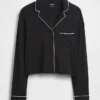 Haut de pyjama court en modal ultra-doux