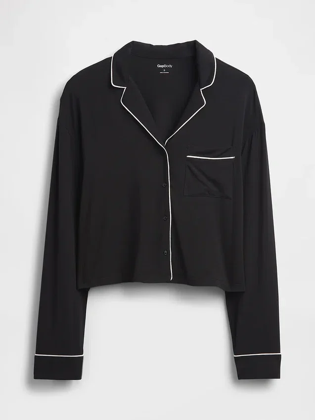 Haut de pyjama court en modal ultra-doux