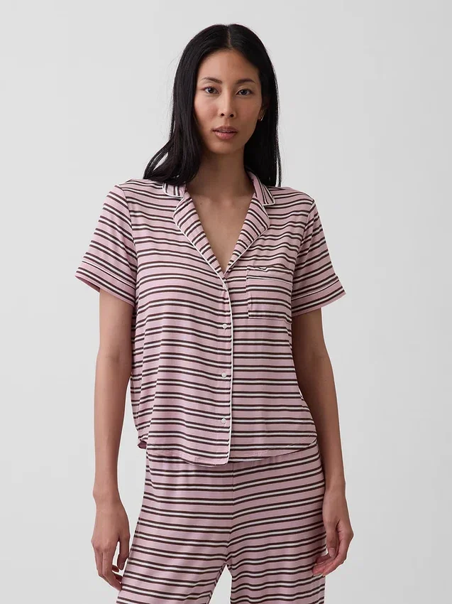 Haut de pyjama en modal ultra-doux