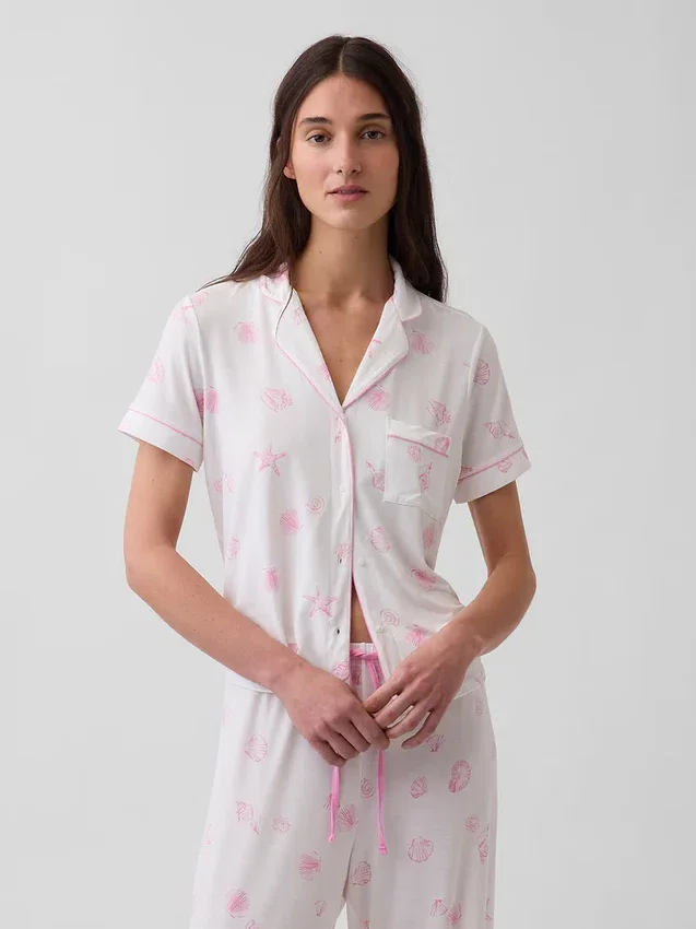Haut de pyjama en modal ultra-doux