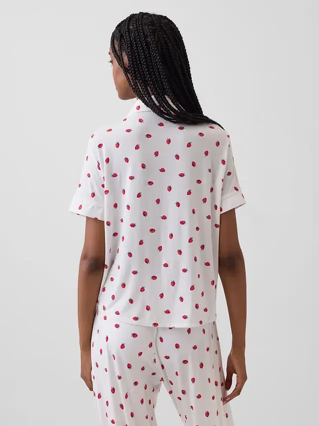 Haut de pyjama en modal ultra-doux