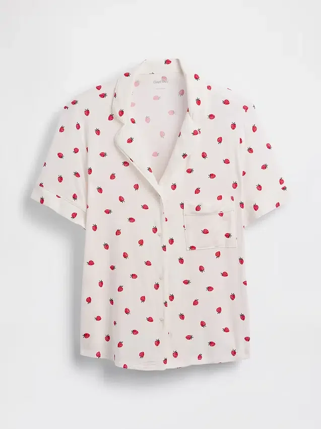 Haut de pyjama en modal ultra-doux