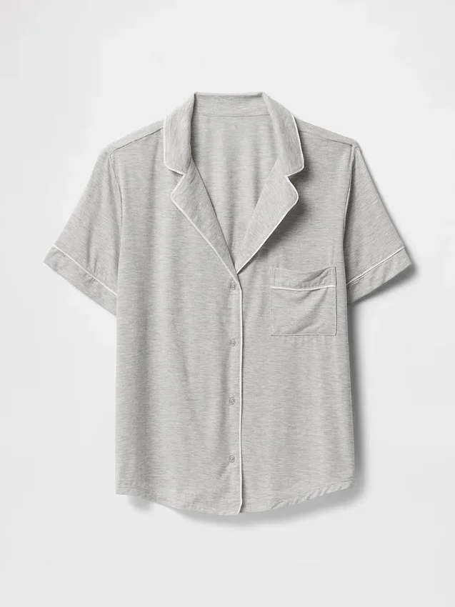 Haut de pyjama en modal ultra-doux