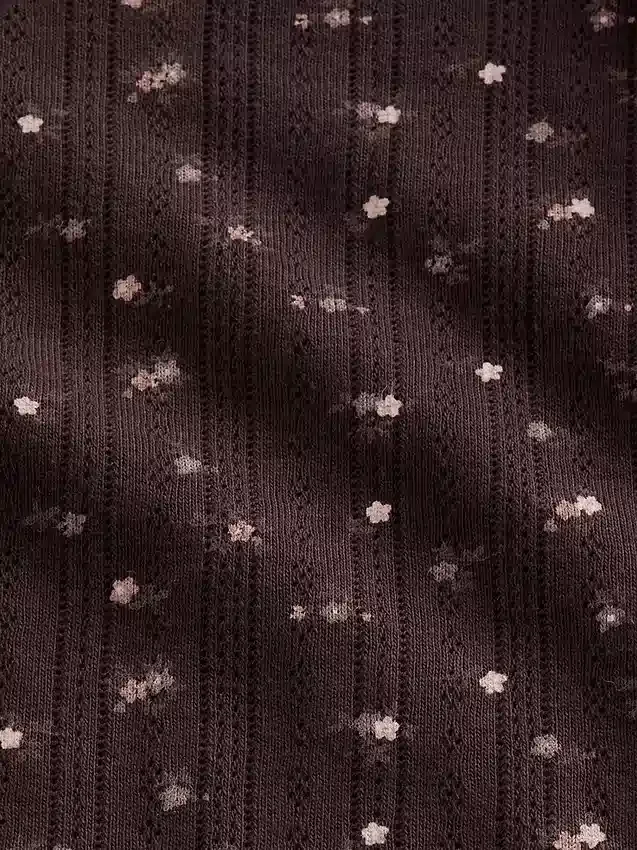 Haut de pyjama en pointelle