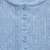 Haut de pyjama Henley en maille pointelle GAP × Summer Fridays