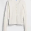 Haut de pyjama Henley en maille pointelle GAP × Summer Fridays