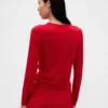 Haut de pyjama léger CashSoft en pointelle à motif cœur