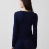 Haut de pyjama léger CashSoft en pointelle à motif cœur