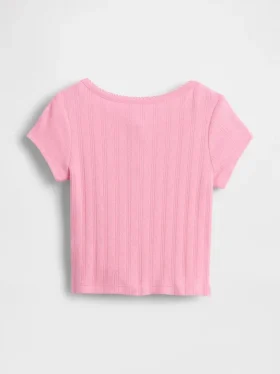 Haut en coton pointelle à côtes pour Bébé & Enfant
