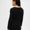 Haut froncé en maille côtelée Softspun pour enfants