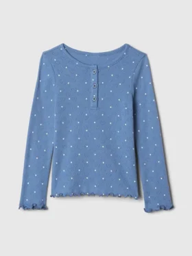 Haut Henley en pointelle pour Bébé & Enfant