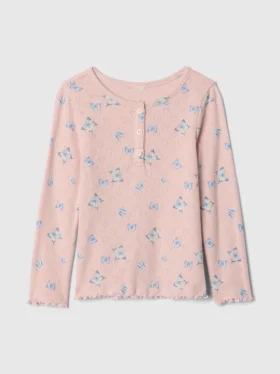 Haut Henley en pointelle pour Bébé & Enfant