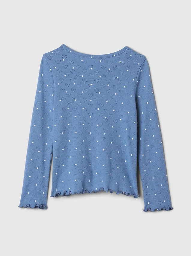 Haut Henley en pointelle pour Bébé & Enfant