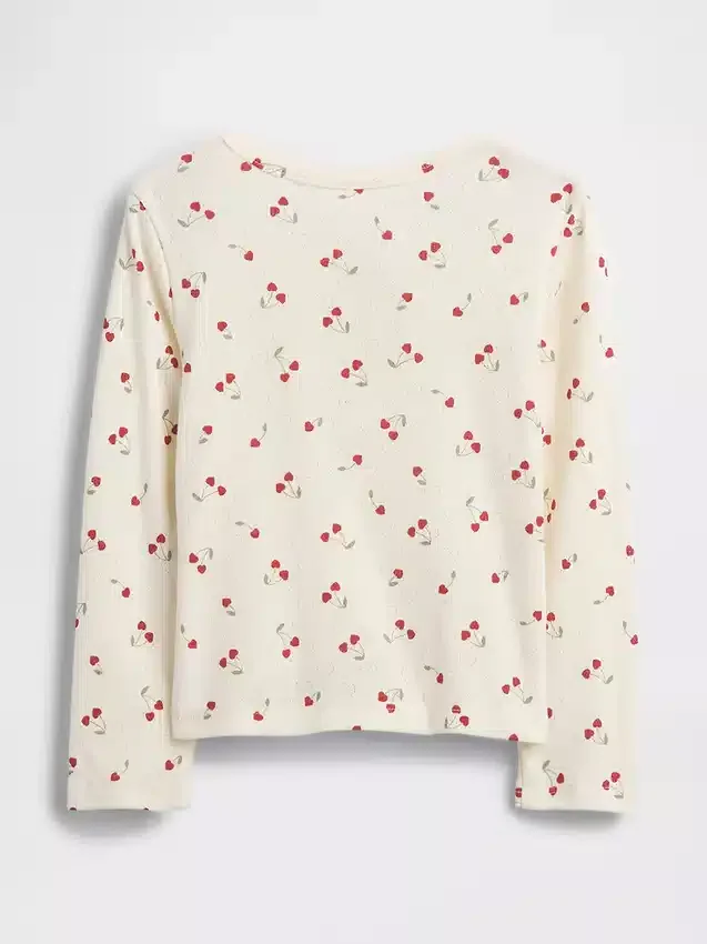 Haut Henley en pointelle pour Bébé & Enfant
