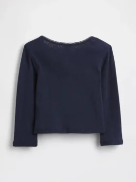 Haut Henley en pointelle pour Bébé & Enfant