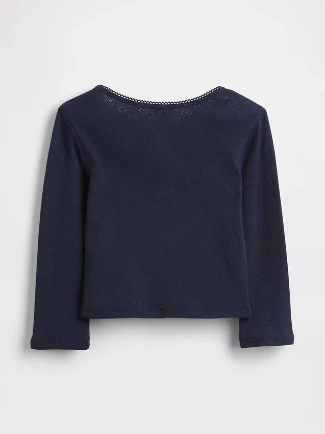 Haut Henley en pointelle pour Bébé & Enfant