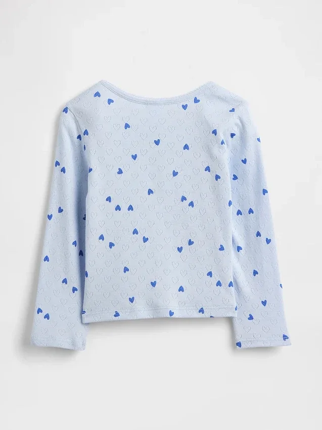 Haut Henley en pointelle pour Bébé & Enfant