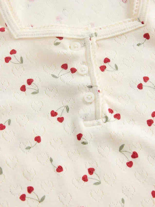 Haut Henley en pointelle pour Bébé & Enfant