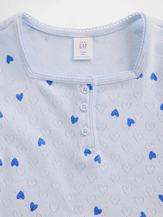 Haut Henley en pointelle pour Bébé & Enfant