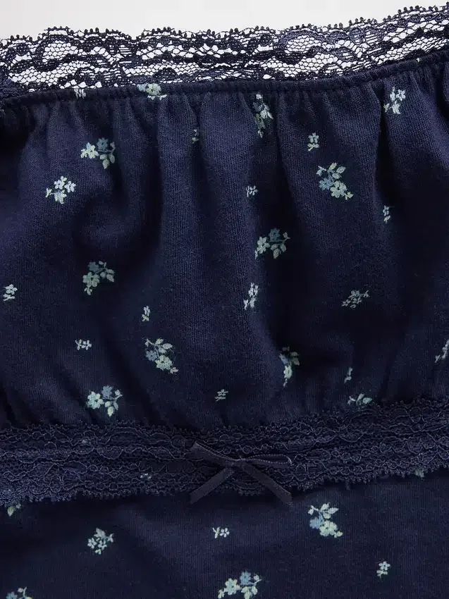 Haut à manches bouffantes et bordures en dentelle pour enfants