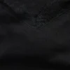 Haut moderne à bordures en dentelle