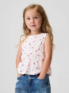 Haut à nœud en maille froissée pour Bébé & Enfant