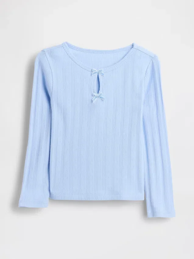 Haut à nœud en pointelle pour Bébé & Enfant