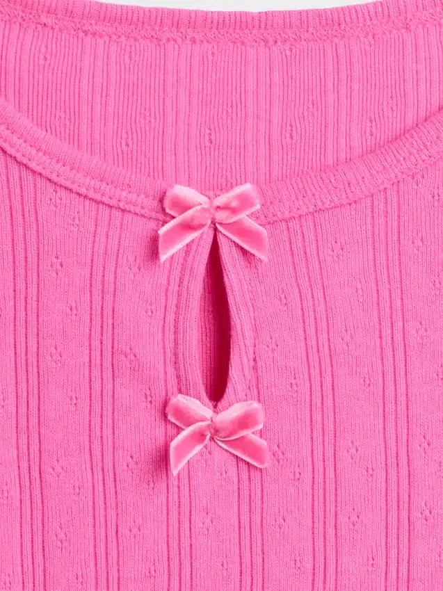 Haut à nœud en pointelle pour Bébé & Enfant