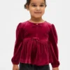 Haut à nœud en velours pour Bébé & Enfant