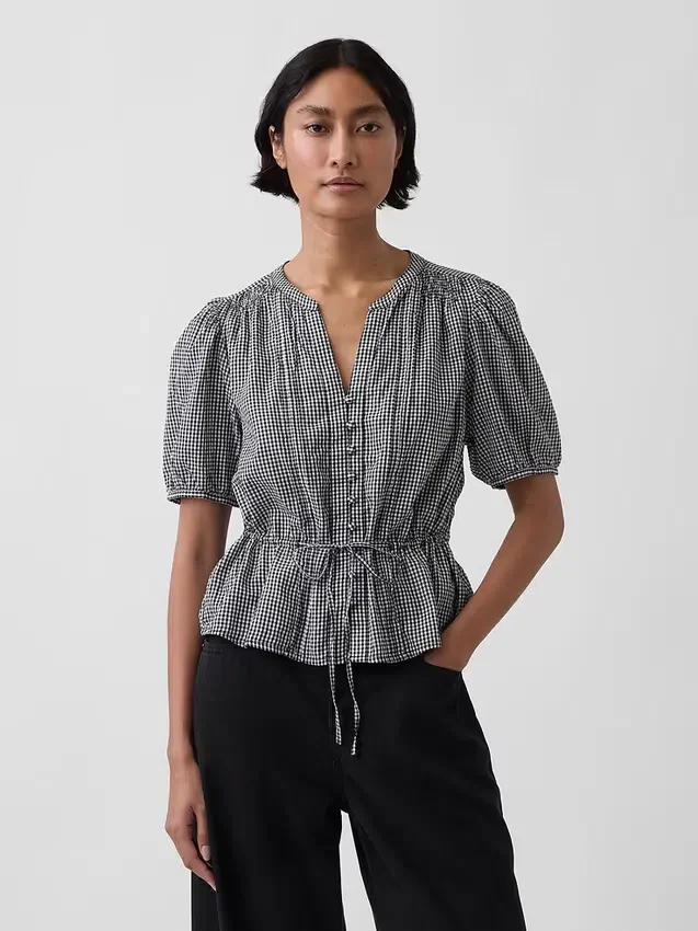 Haut à nouer à la taille