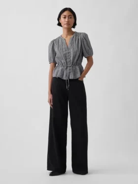 Haut à nouer à la taille