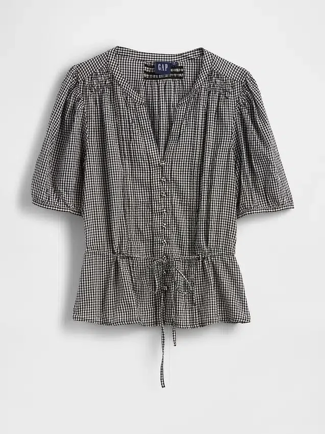 Haut à nouer à la taille