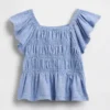 Haut smocké à manches flottantes pour Bébé & Enfant
