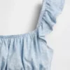 Haut à volants et manches flottantes pour enfant
