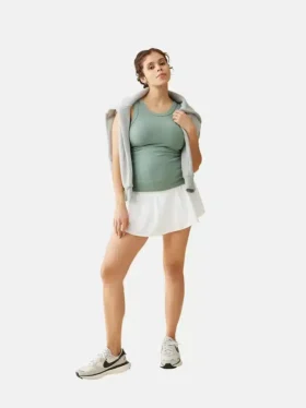 Ingrid et Isabel : la jupe-short de sport de Maternité « Challenger »