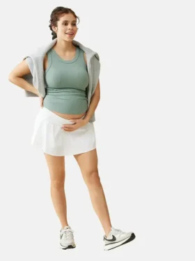 Ingrid et Isabel : la jupe-short de sport de Maternité « Challenger »