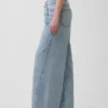 Jean baggy taille moyenne avec ceinture
