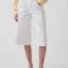 Jean-culotte taille haute