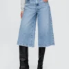 Jean-culotte taille haute