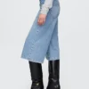 Jean-culotte taille haute