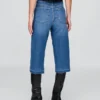 Jean-culotte taille haute