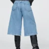 Jean-culotte taille haute