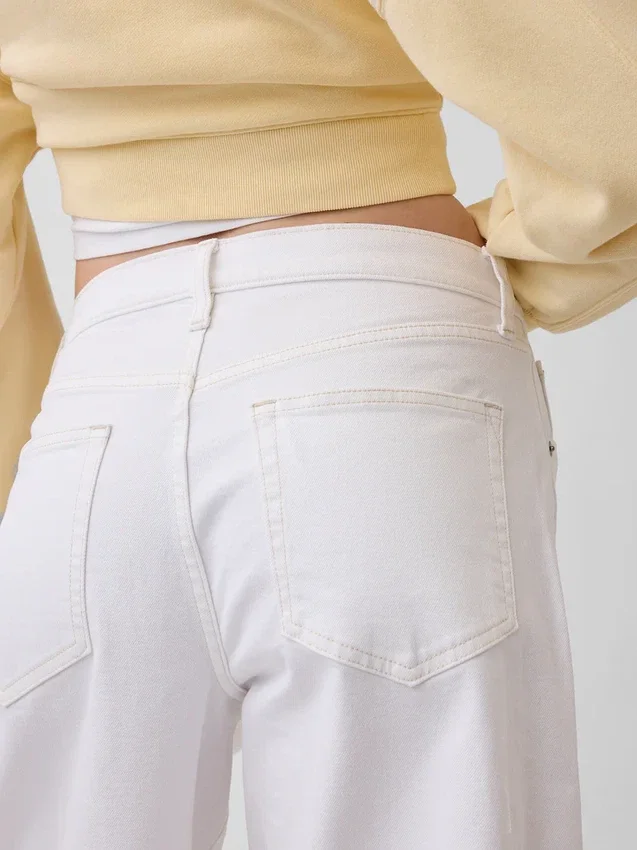 Jean-culotte taille haute