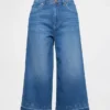Jean-culotte taille haute