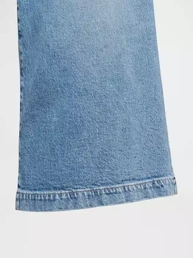 Jean-culotte taille haute