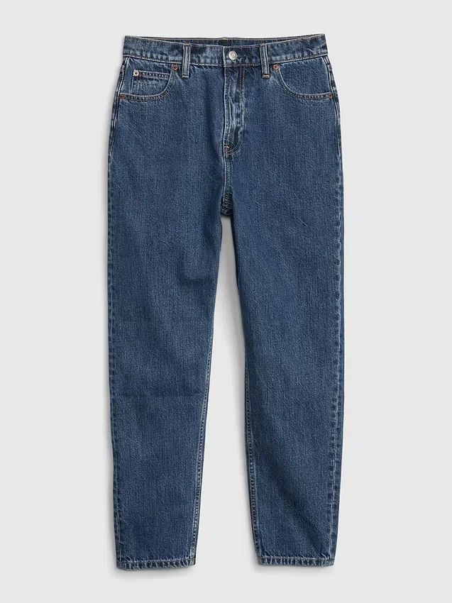 Jean « mom » à taille très haute